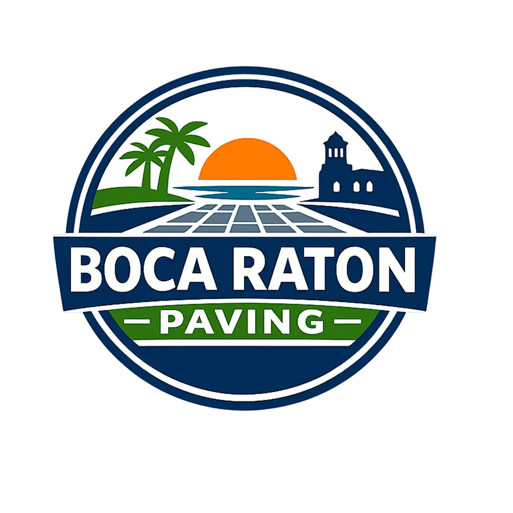 Boca Raton paving company logo representing paving services in Boca Raton, FL